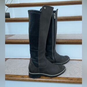 Caprice Stylish Black and Brown Boots